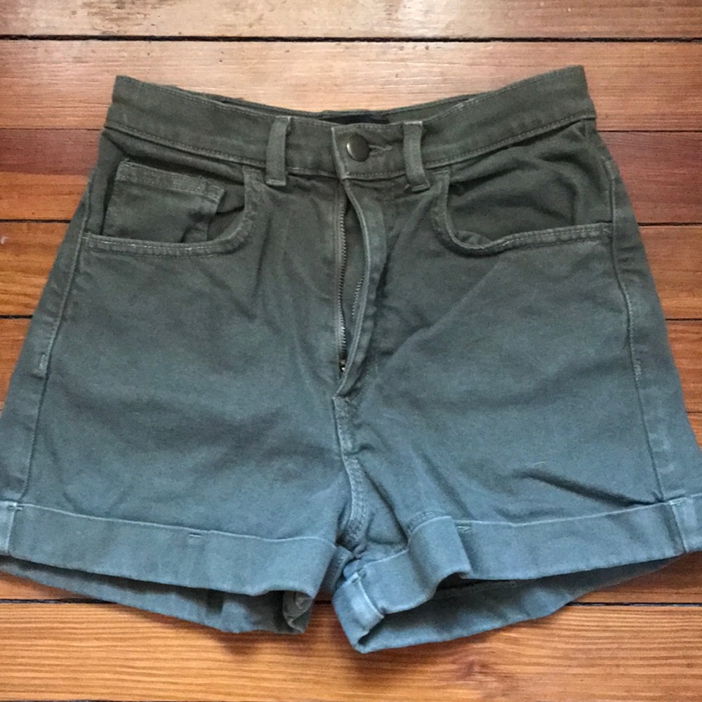 American Apparel High Waisted shorts